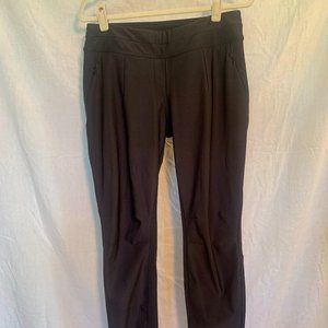 lululemon rain repellent, insulated leggings with zip pockets